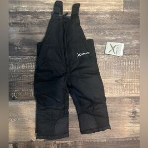 Arctix Kids Black Insulated Snow Bib Overalls NWT Winter Ski Pants New Tags 12m